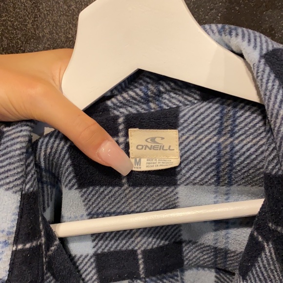 Blue plaided jacket - Picture 2 of 3